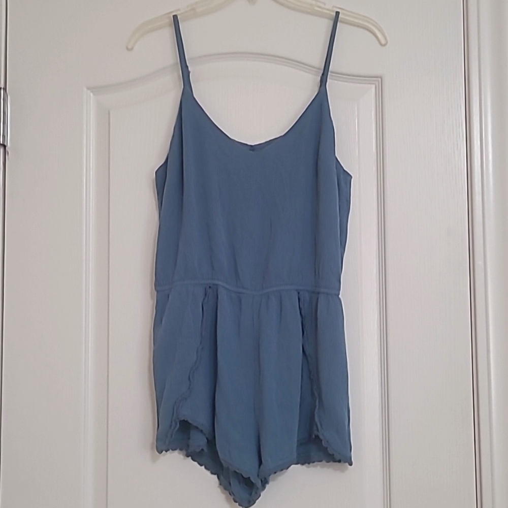 Forever 21 light blue romper. Size Large.